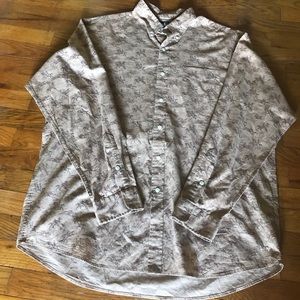 Polo Ralph Lauren Equestrian Print Button Down L